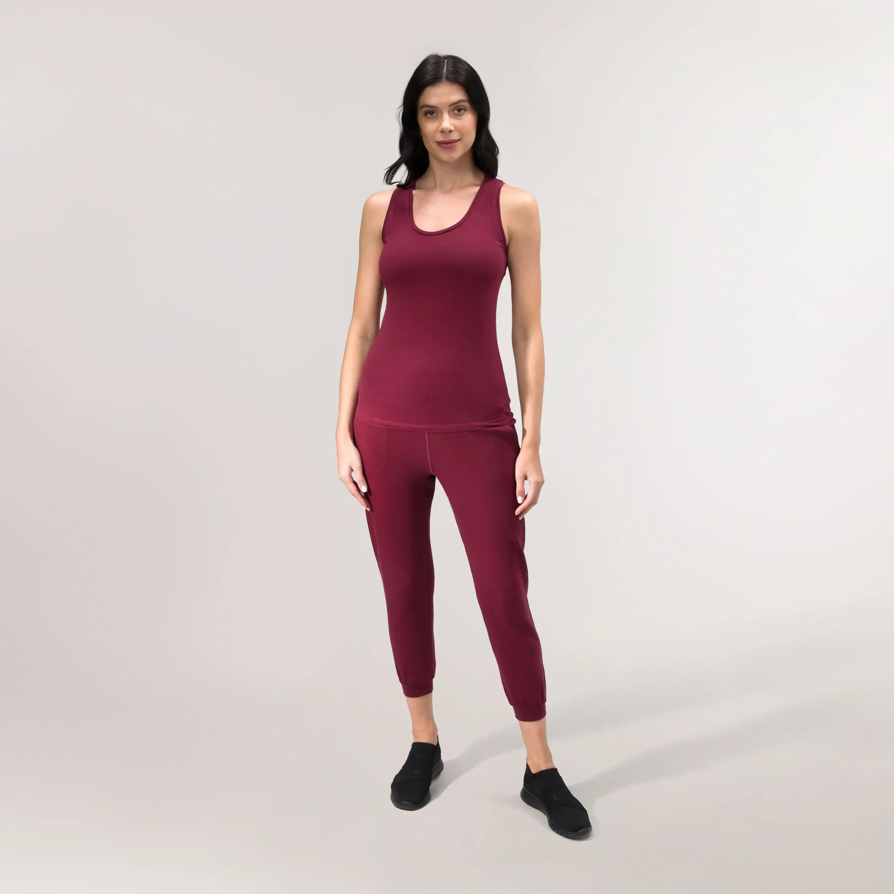 Easybend Tank Top - CORE GRAPE RED