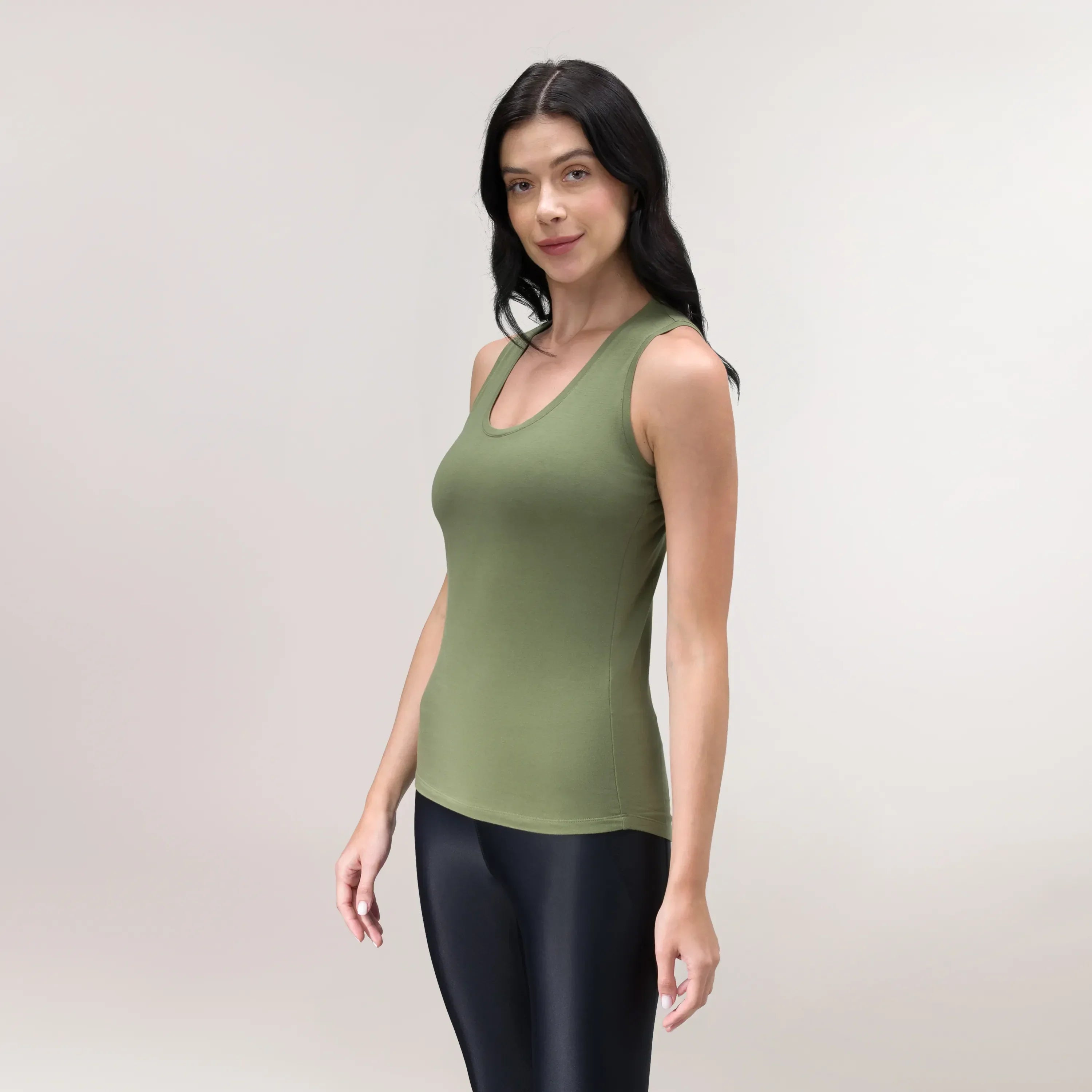 Easybend Tank Top - CORE MUSK GREEN