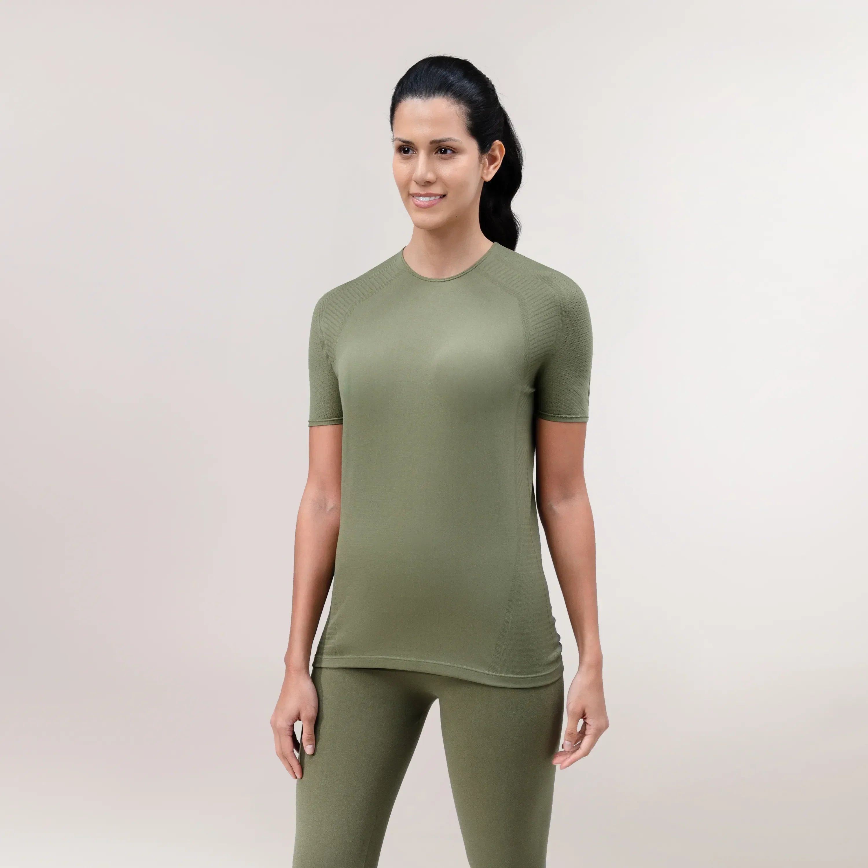 Limber Up T-shirt - CORE MUSK GREEN