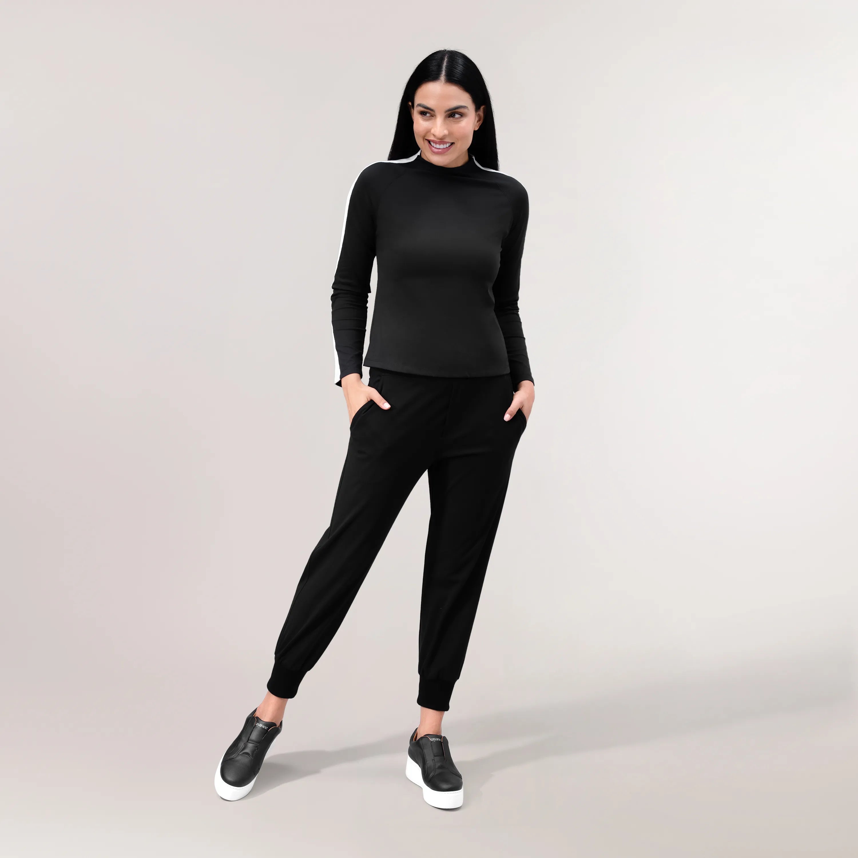 Long Sleeve Tee - CORE BLACK