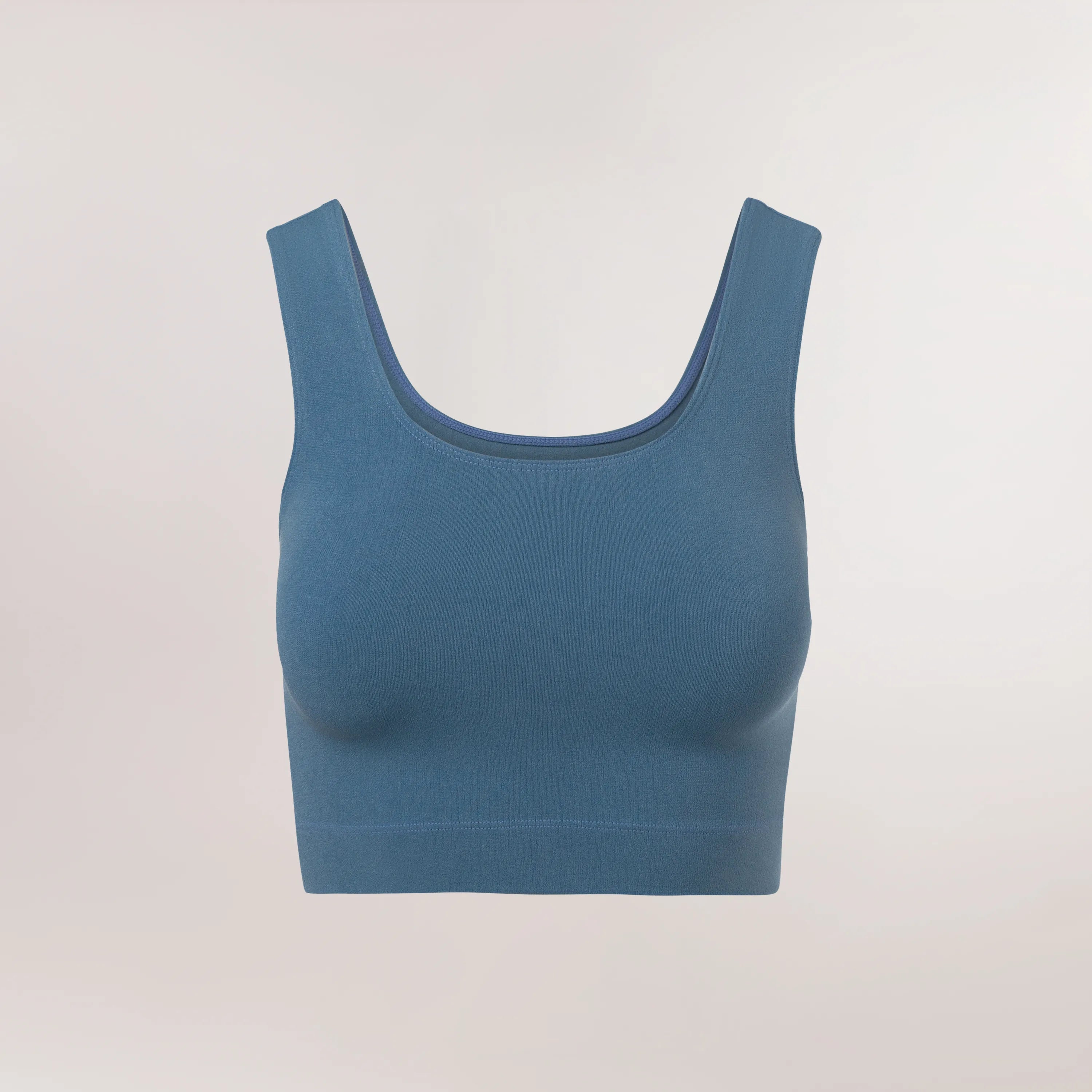 Limber Up cropped top in a core blue color - كروب توب من تصميم 