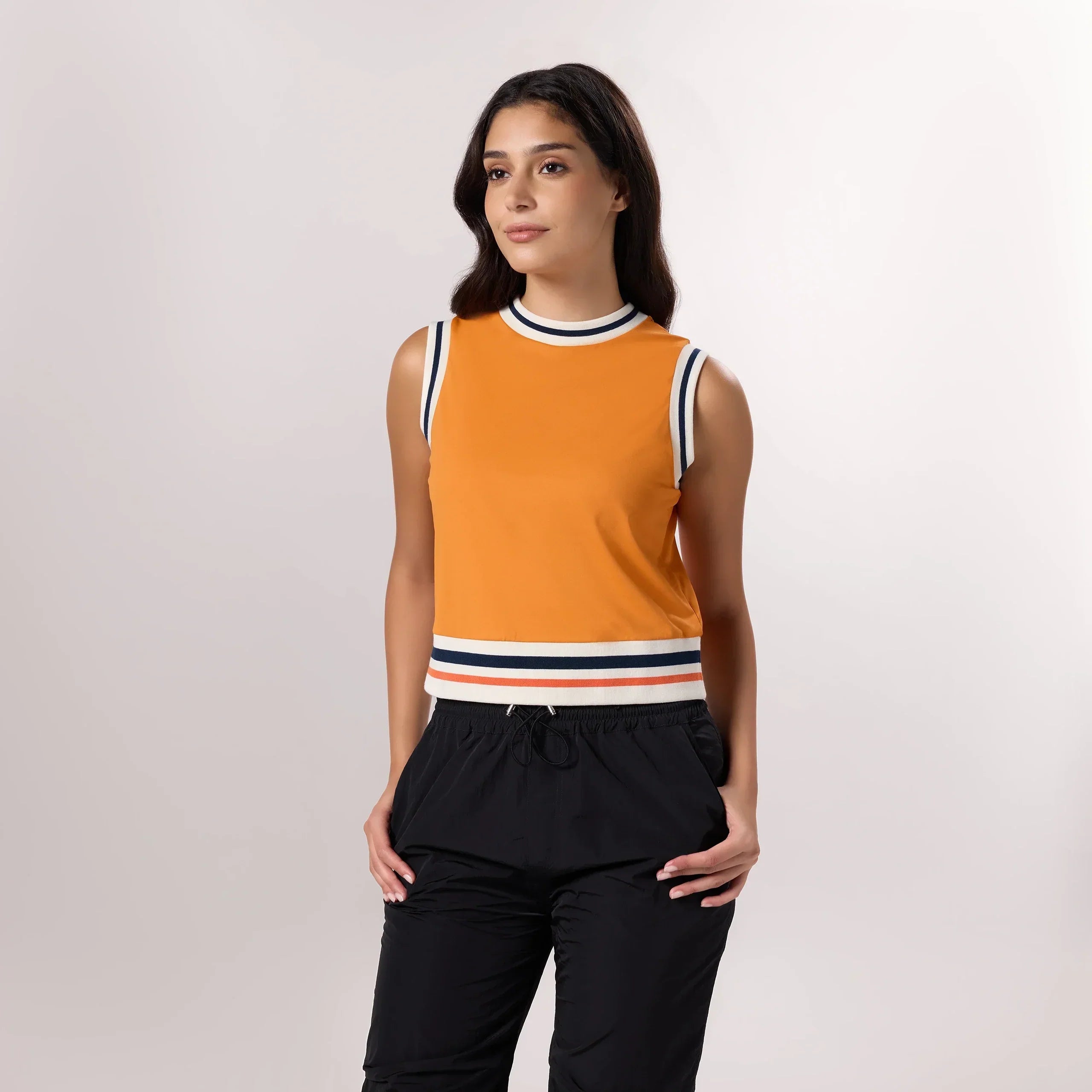 Comfort Sleeveless Top - SEASONAL ORANGE