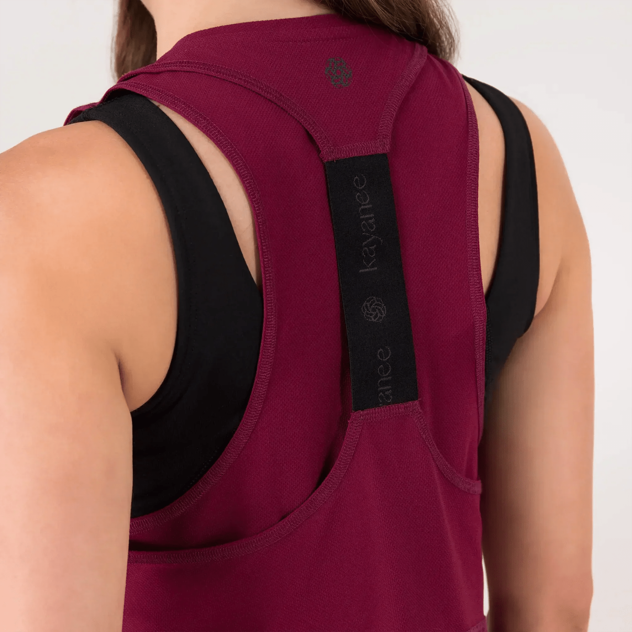 Twirl Racerback Top - CORE GRAPE RED