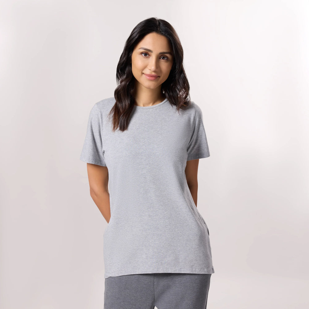 Easybend Tee - CORE HEATHER GREY