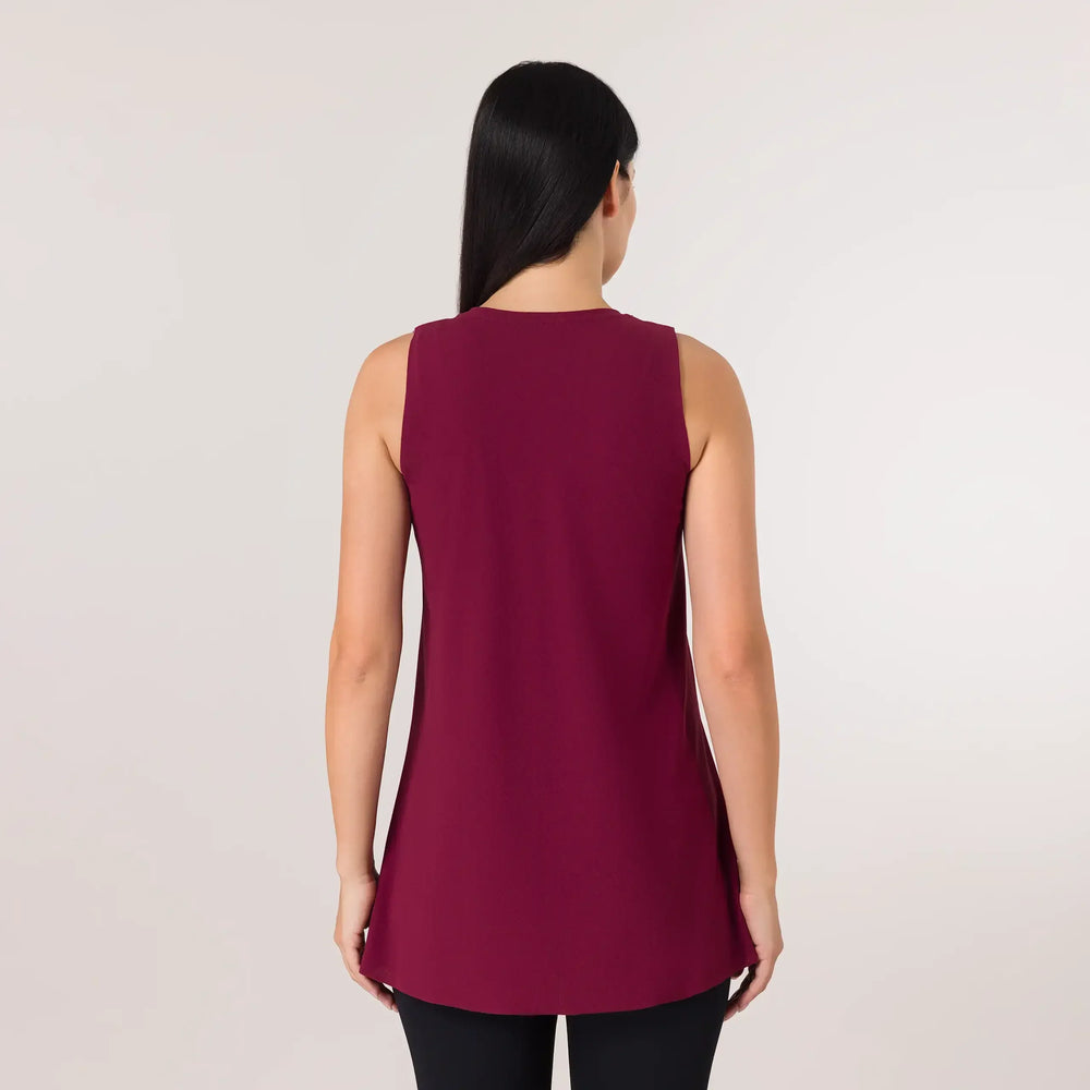 Twirl Studio Top - CORE GRAPE RED