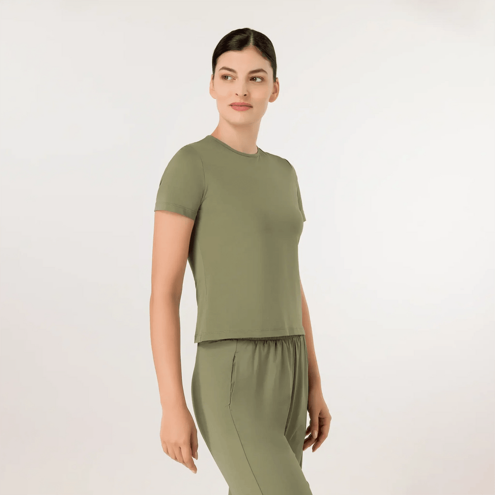 Flow Top - CORE MUSK GREEN