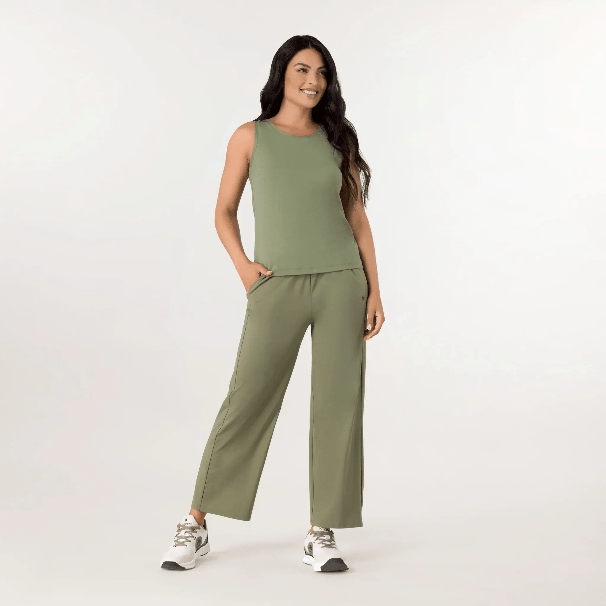 Freestyle Tank Top - CORE MUSK GREEN
