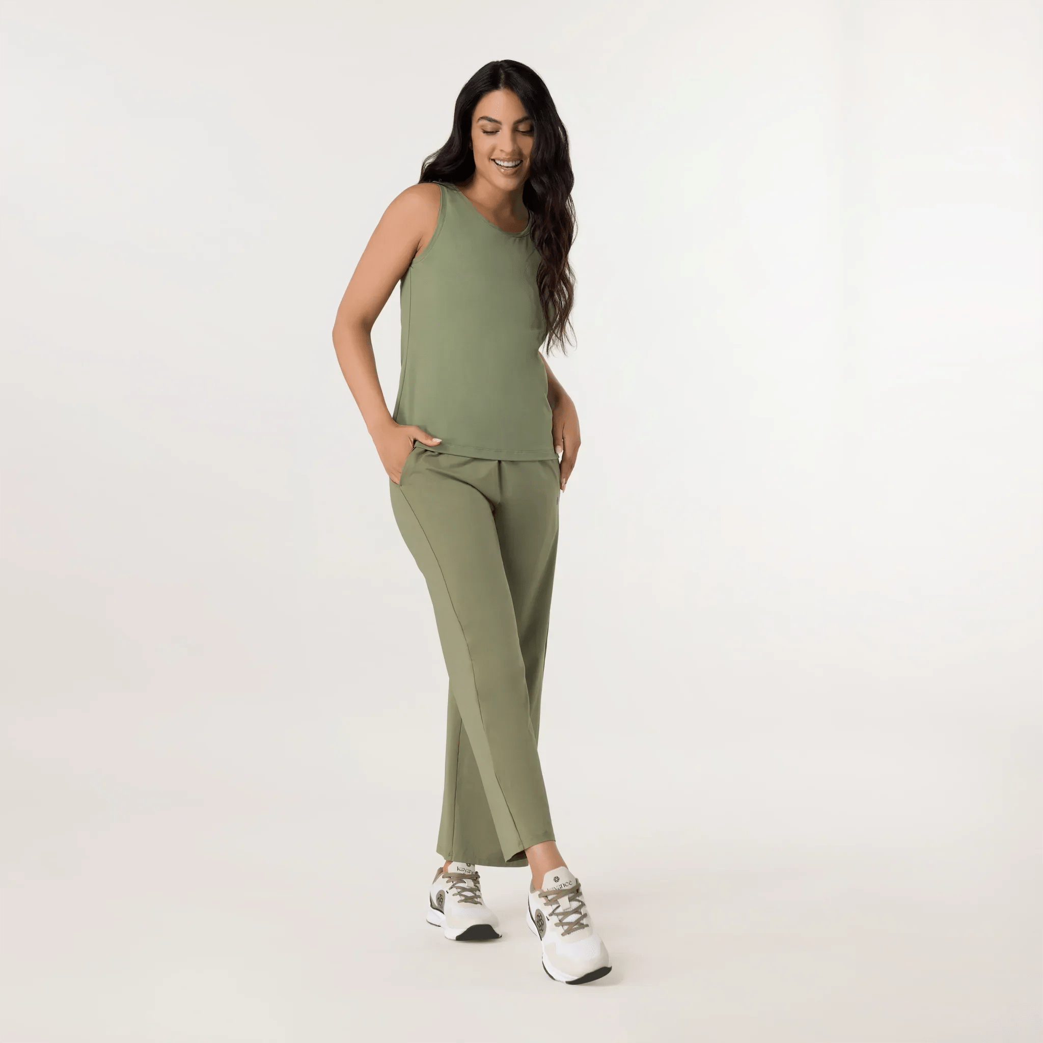 Freestyle Tank Top - CORE MUSK GREEN