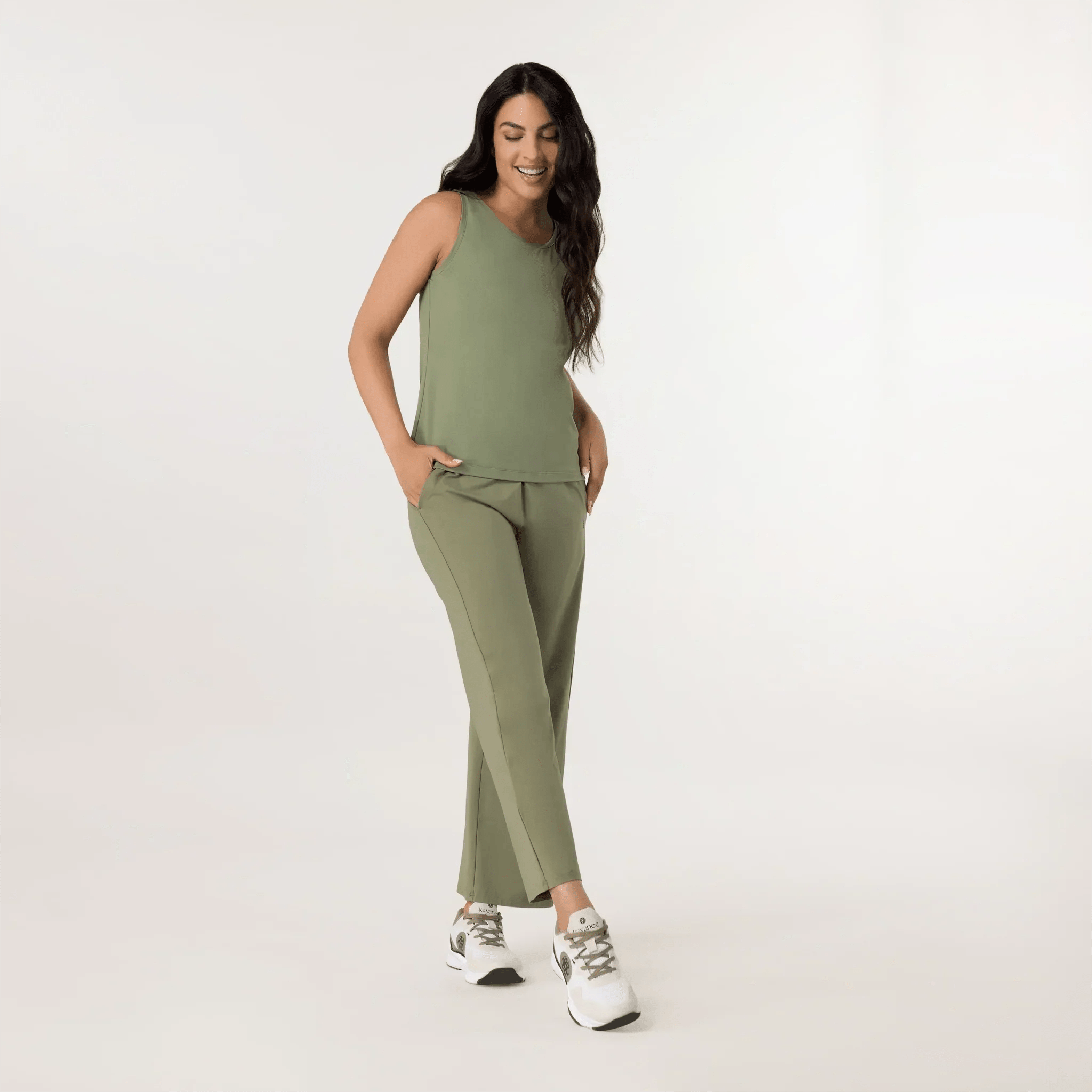 Freestyle Tank Top - CORE MUSK GREEN