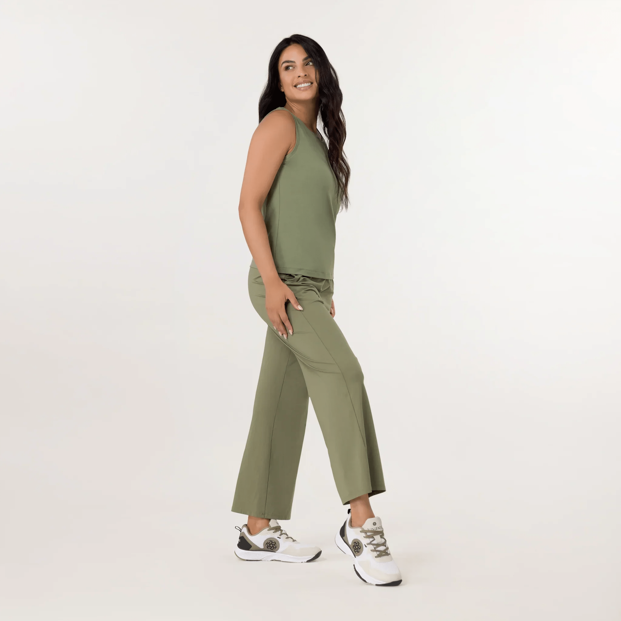 Freestyle Tank Top - CORE MUSK GREEN