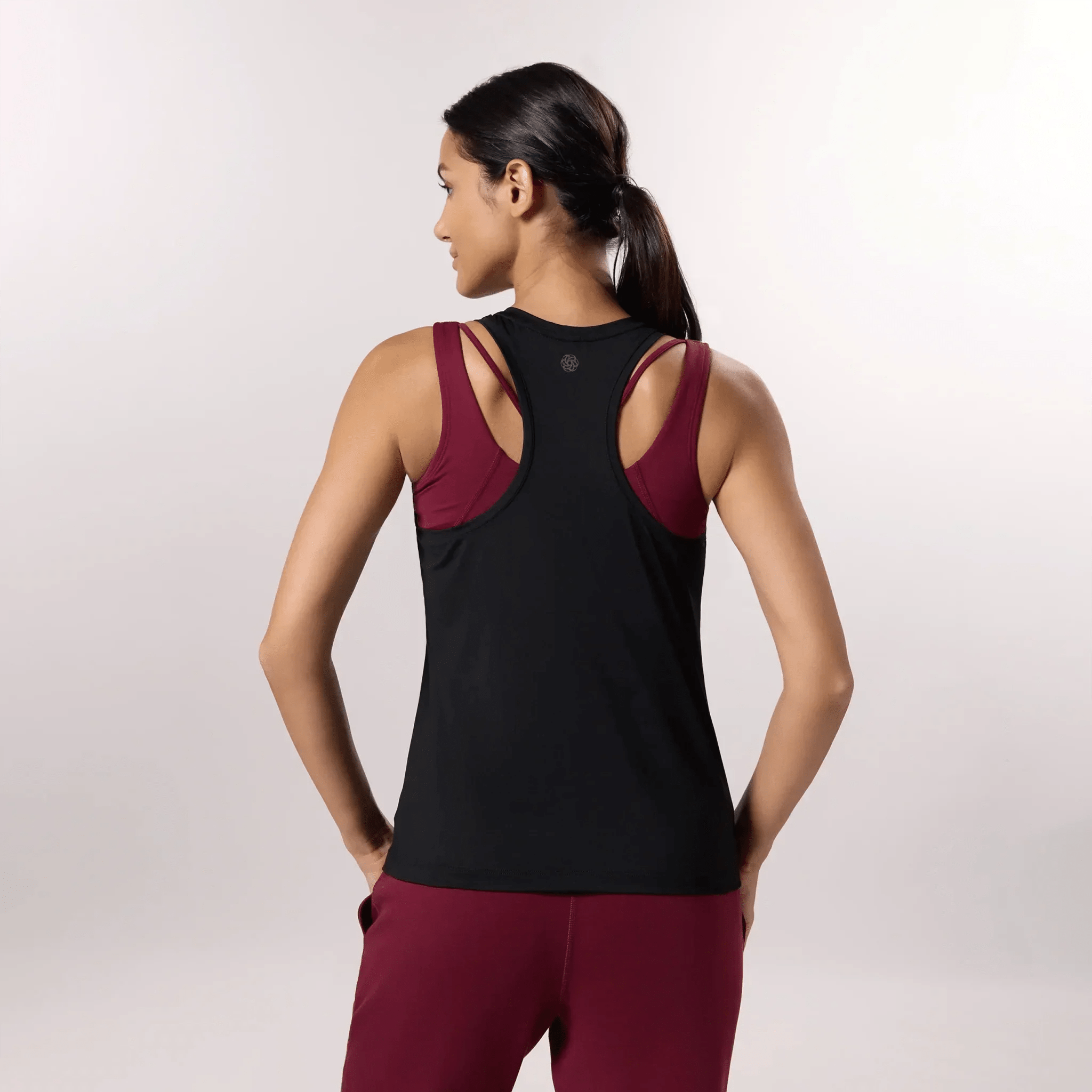 Freestyle Active Racerback Top - CORE BLACK