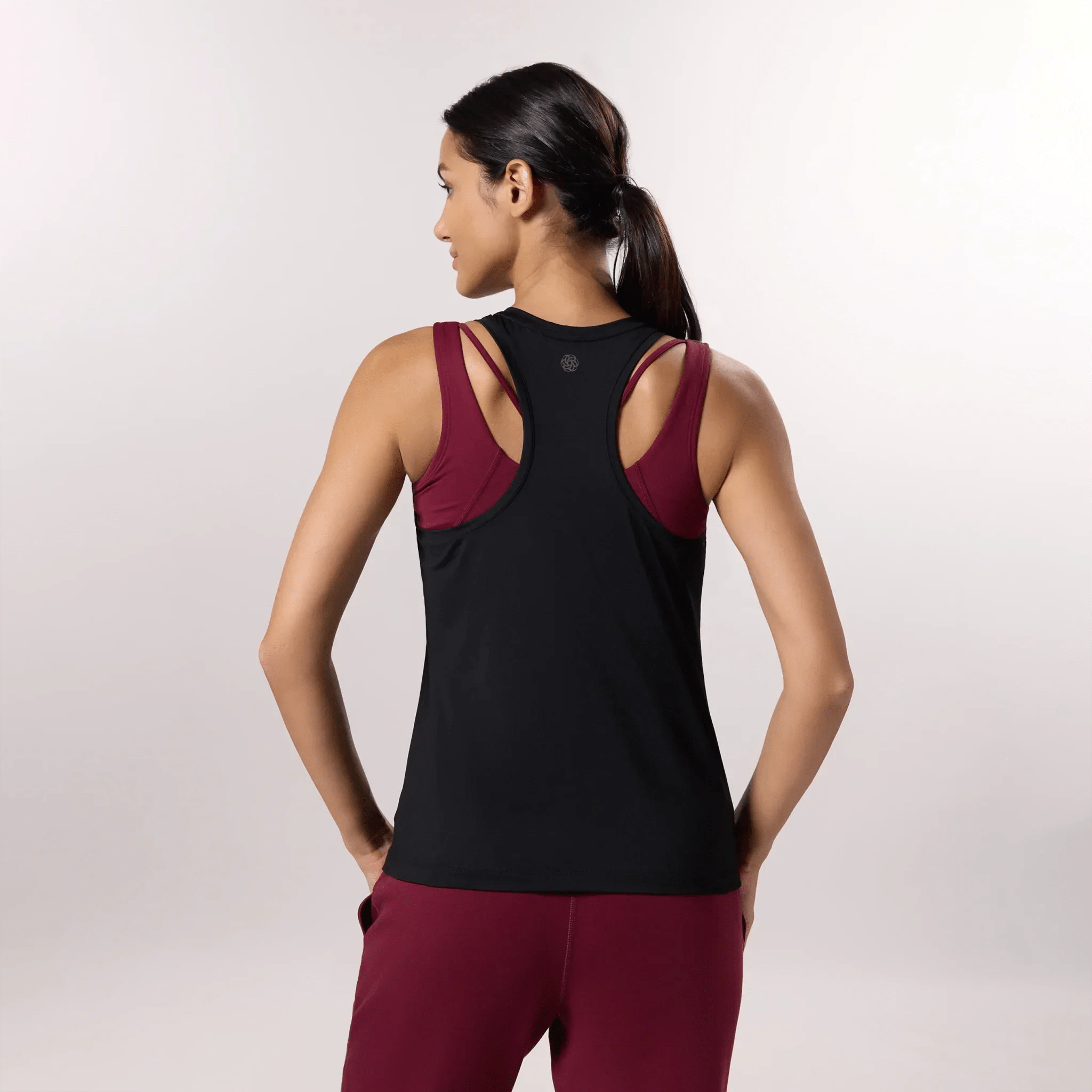 Freestyle Active Racerback Top - CORE BLACK