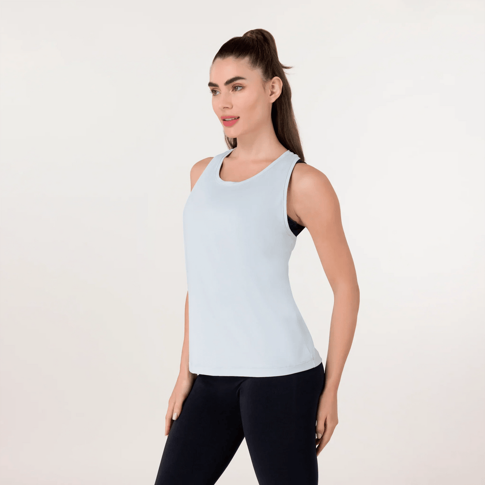 Freestyle Active Racerback Top - CORE LIGHT BLUE