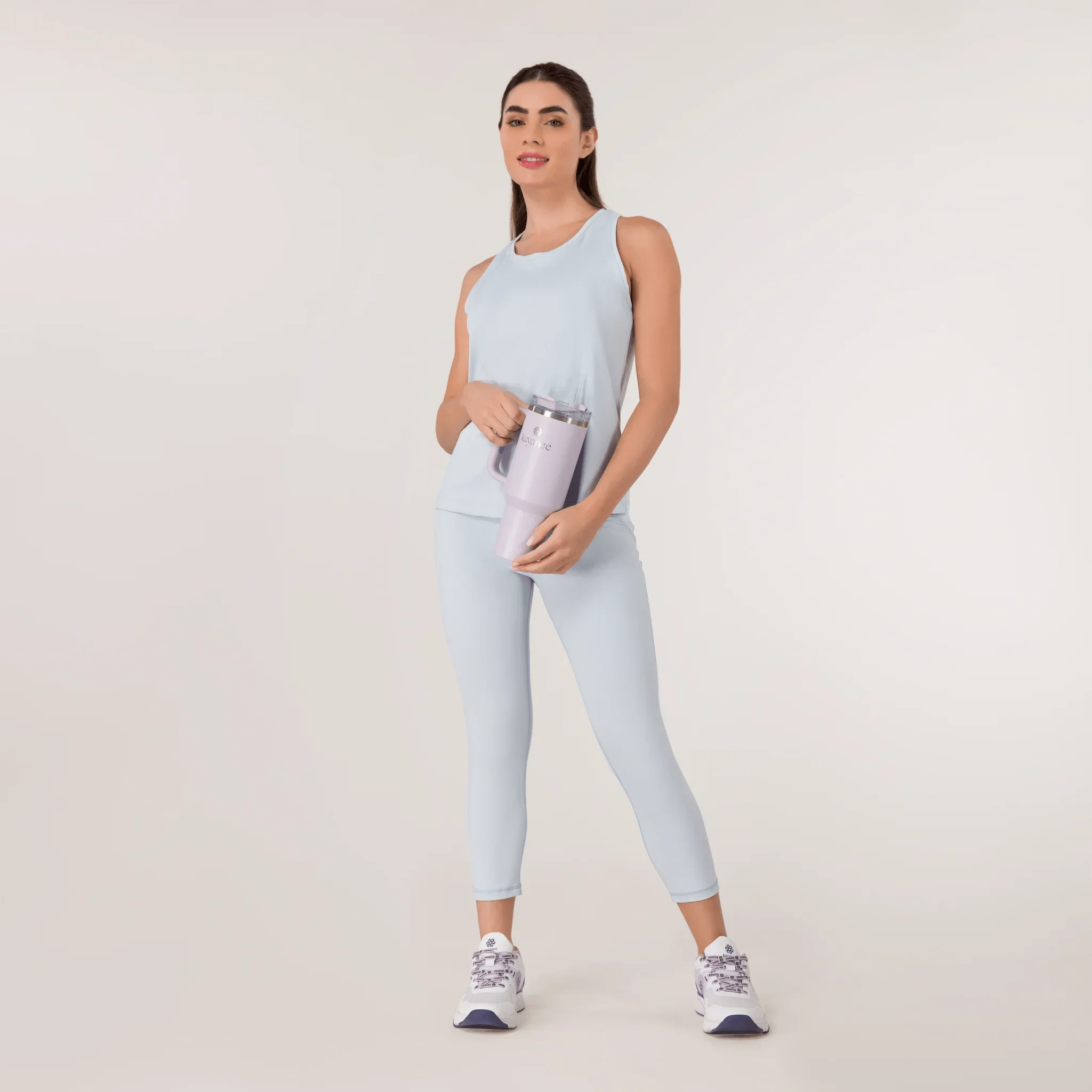 Freestyle Active Racerback Top - CORE LIGHT BLUE