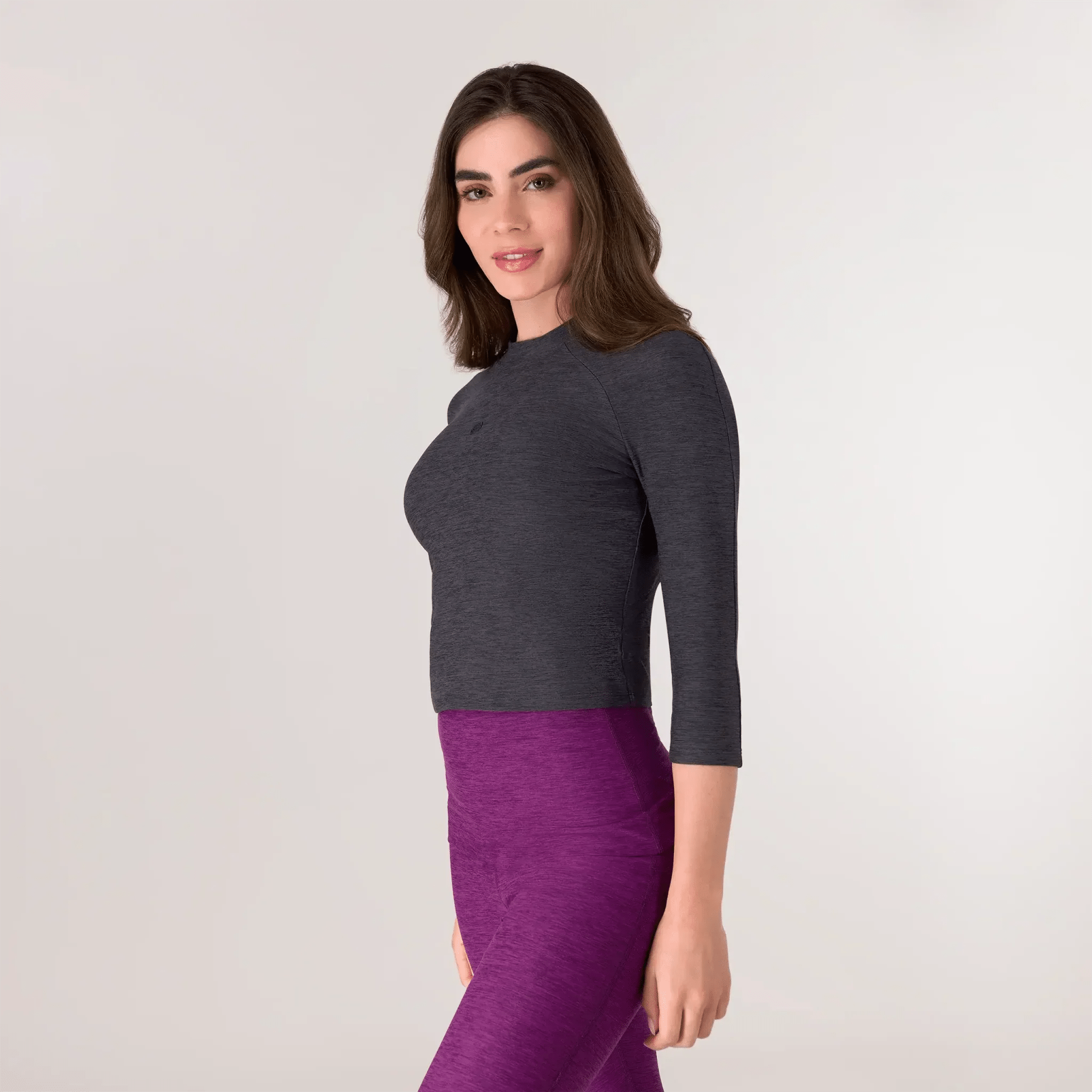 Rhythm Cropped Top - KDF CHARCOAL