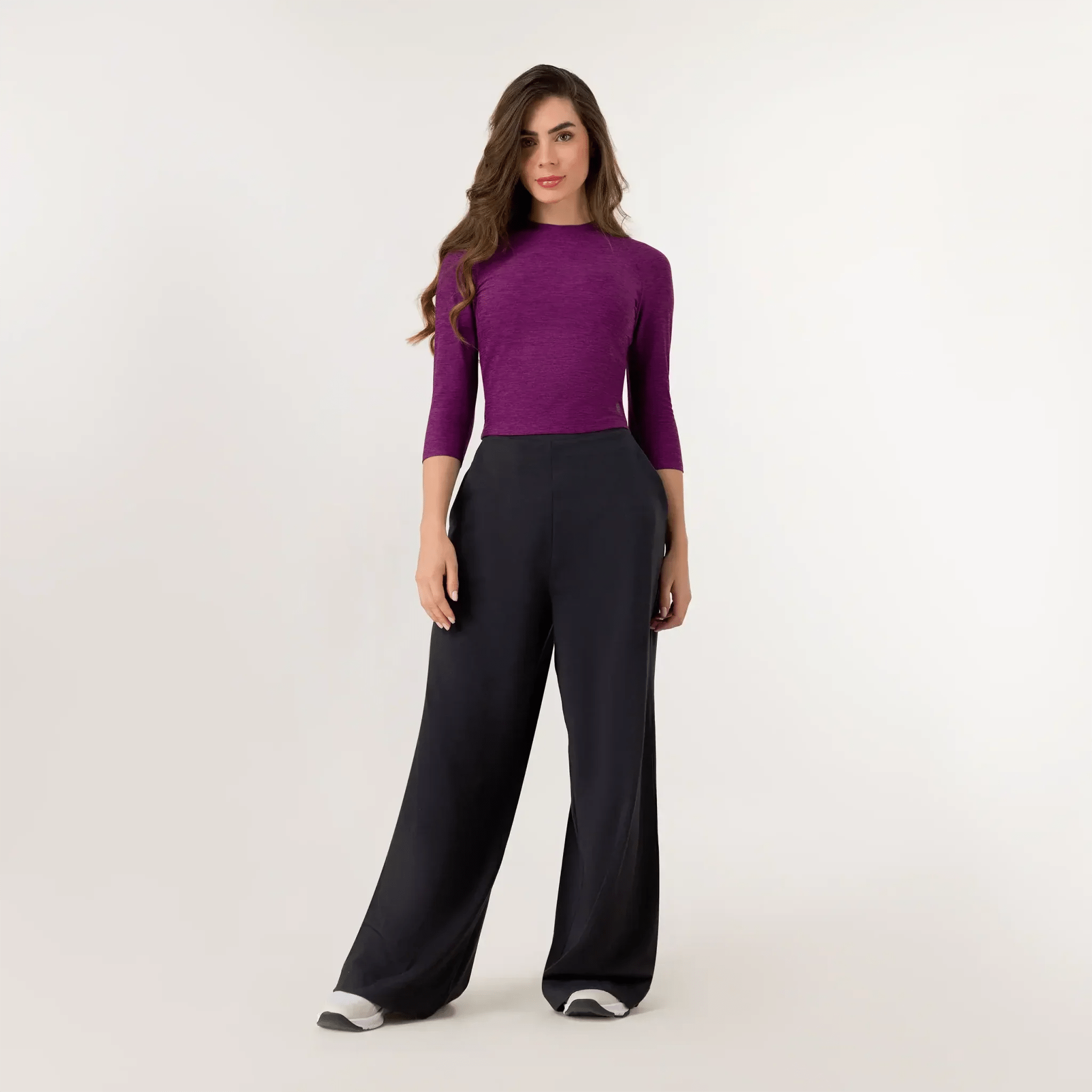 Rhythm Cropped Top - KDF PURPLE