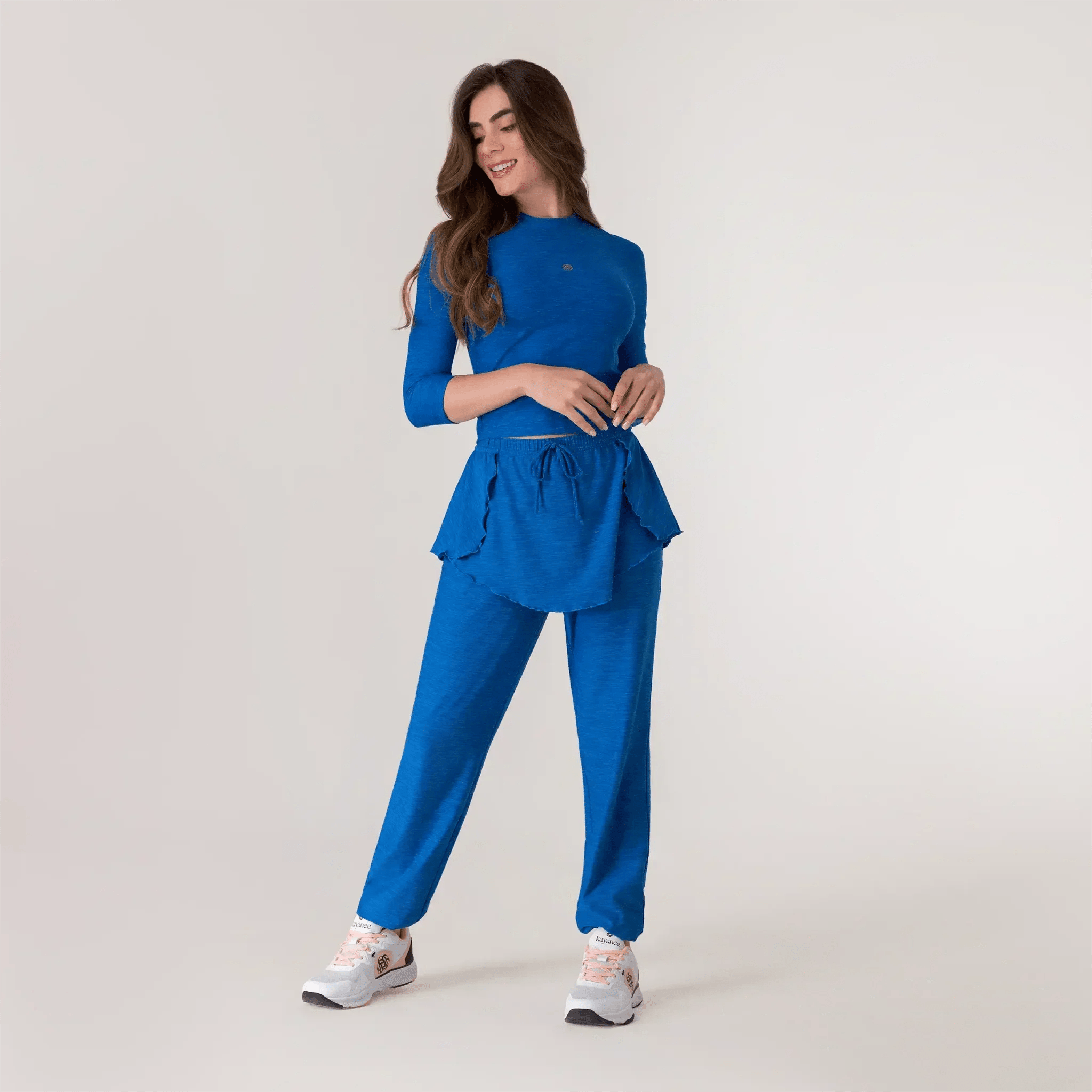 Rhythm Cropped Top - KDF BLUE