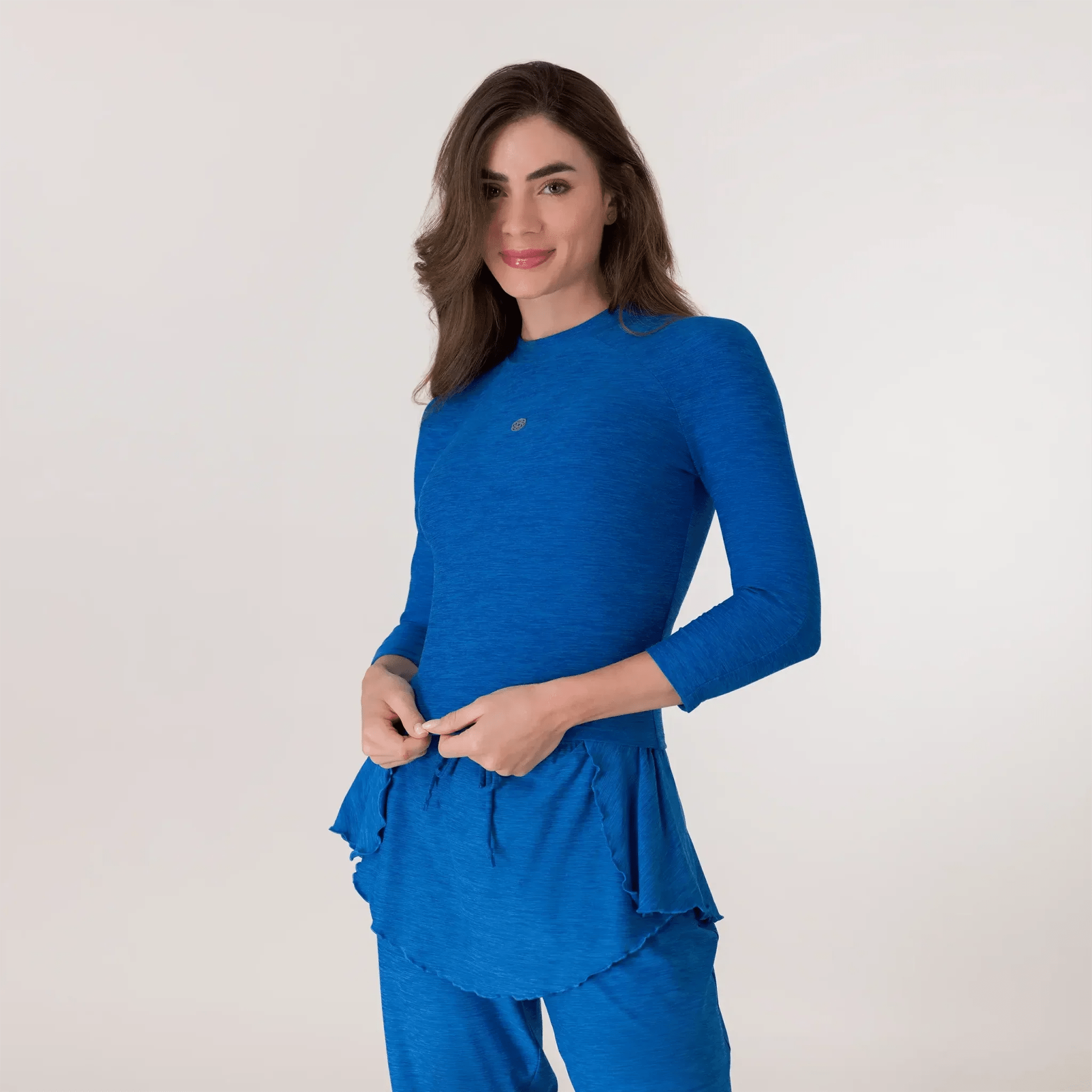 Rhythm Cropped Top - KDF BLUE