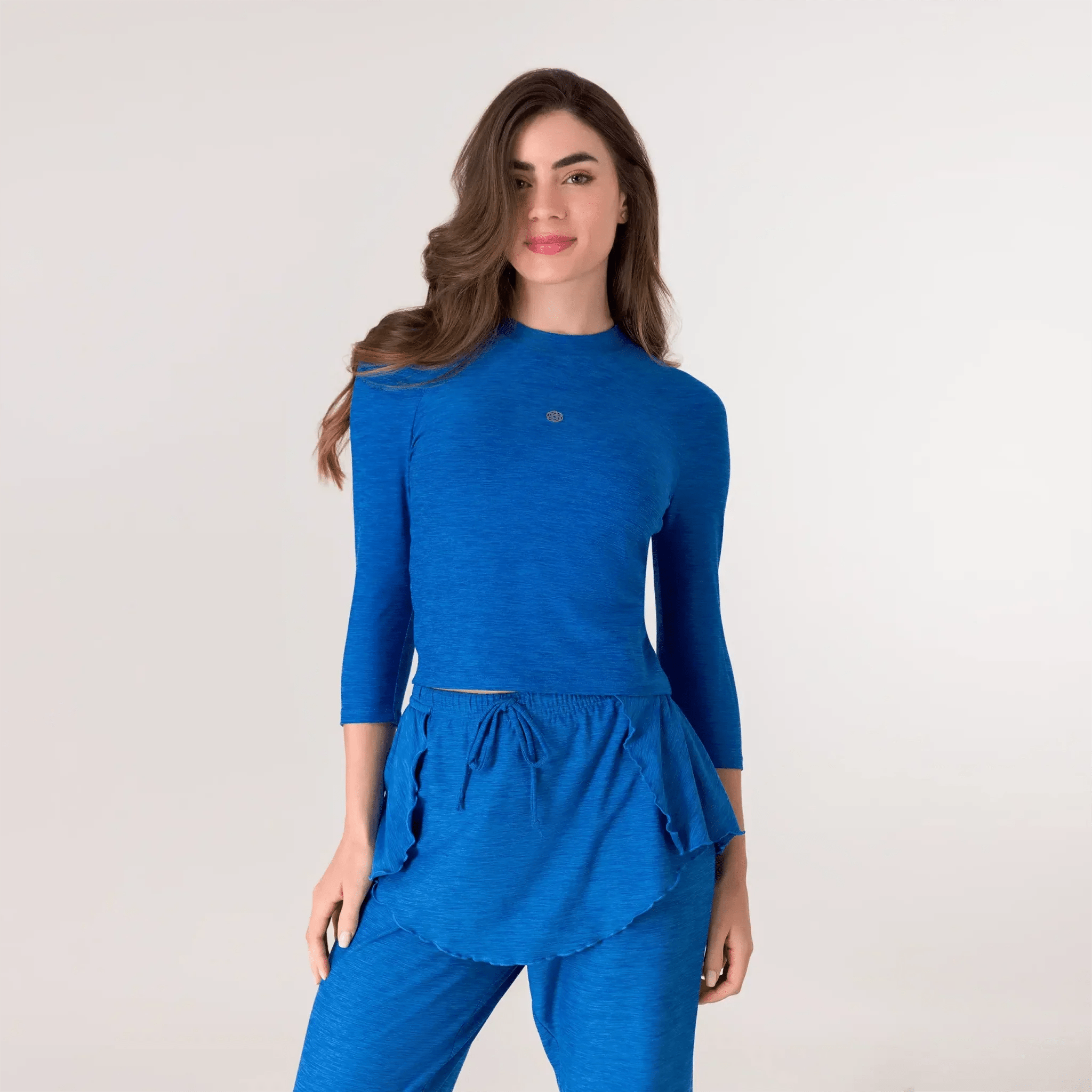 Rhythm Cropped Top - KDF BLUE