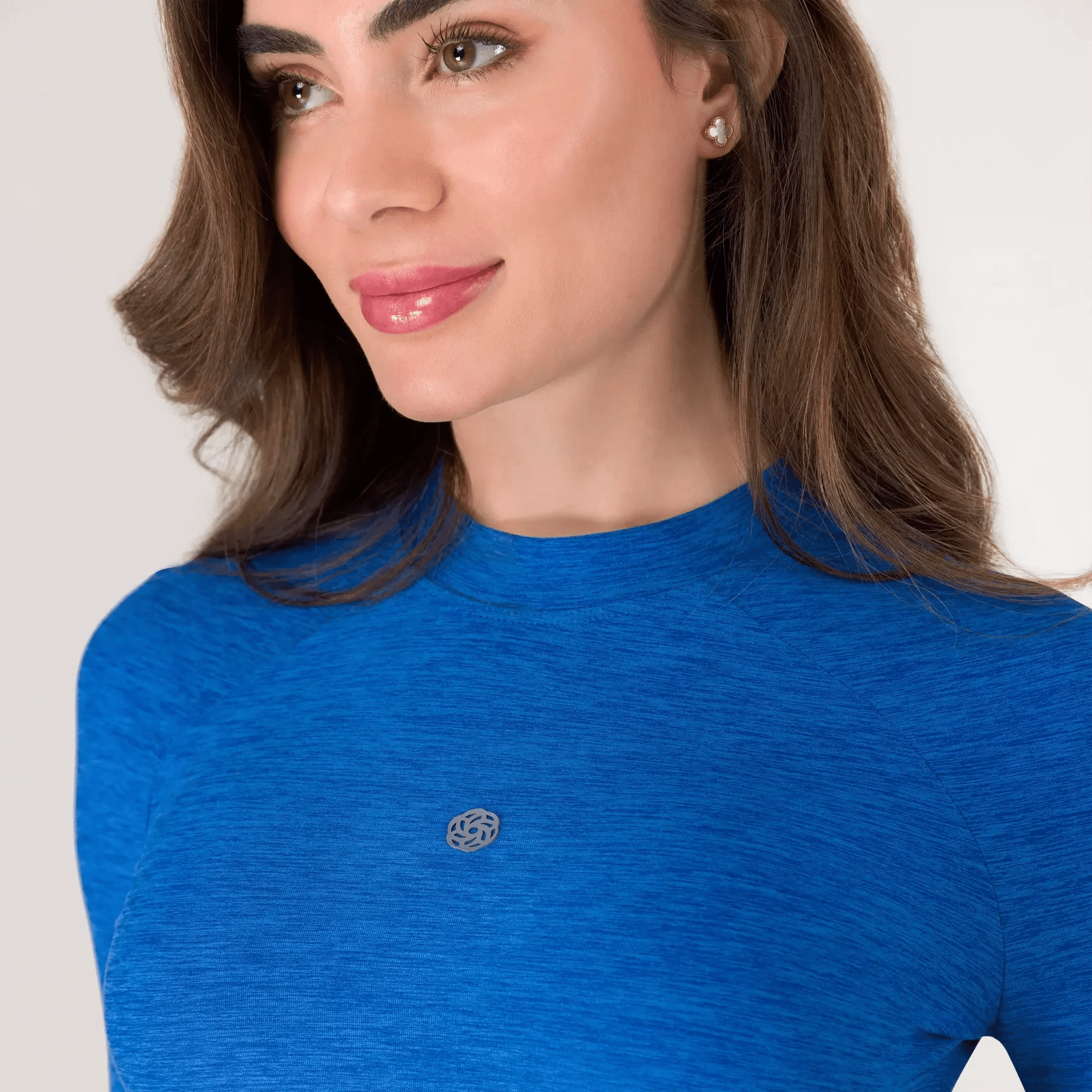 Rhythm Cropped Top - KDF BLUE