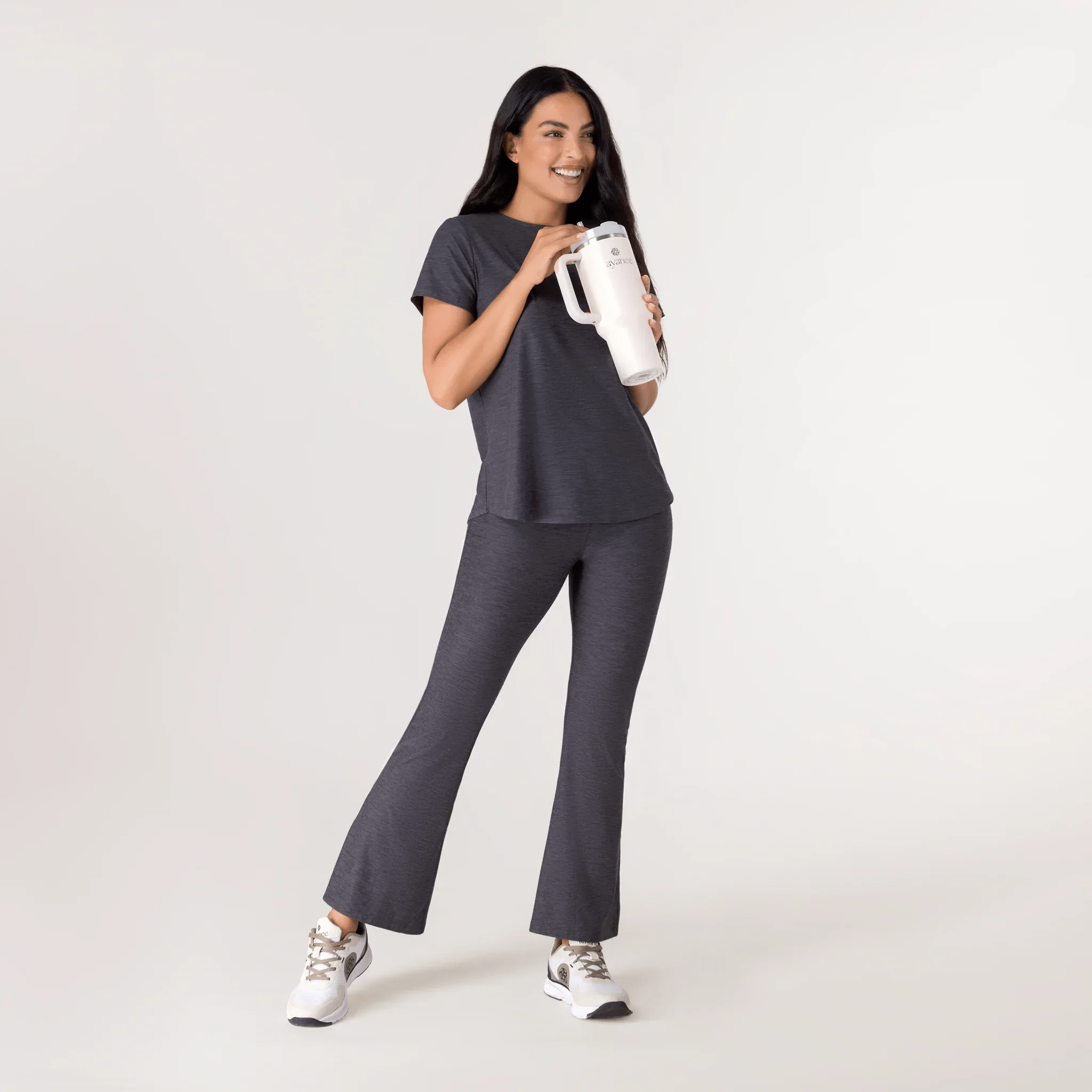 Inner Beat Dance T-Shirt - KDF CHARCOAL