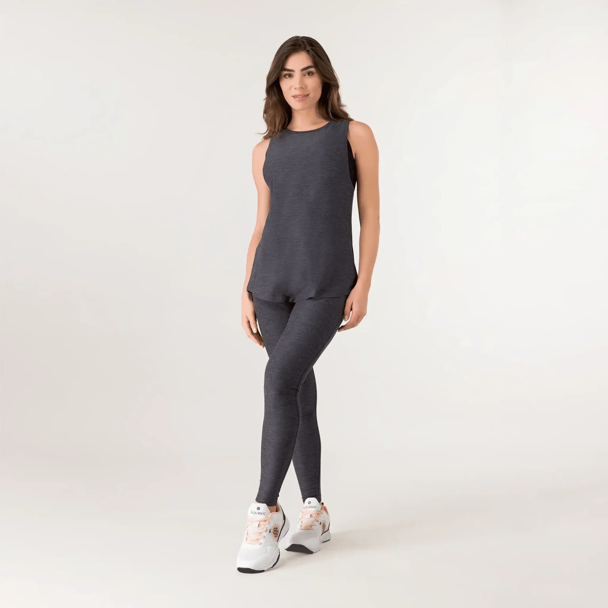 Inner Beat Dance Tank Top - KDF CHARCOAL