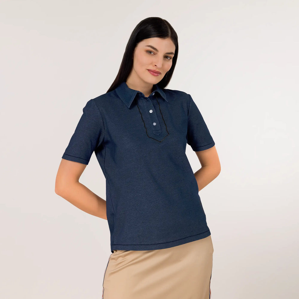 Polo Top - SEASONAL NAVY
