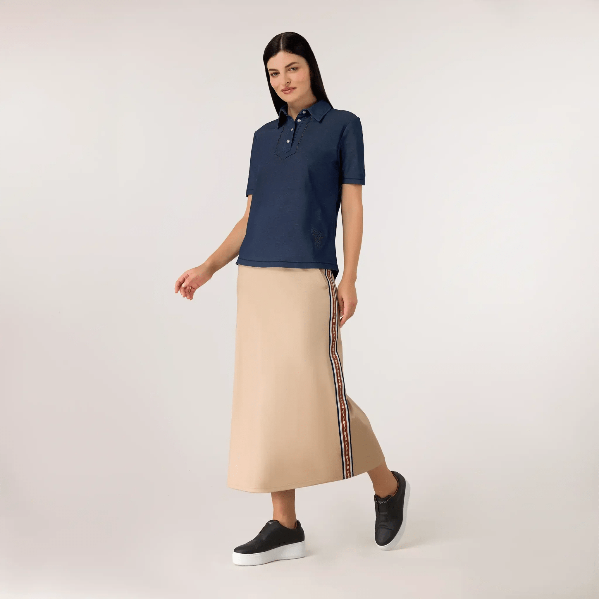 Polo Top - SEASONAL NAVY