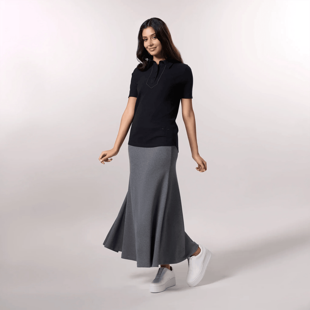 Polo Top - SEASONAL BLACK