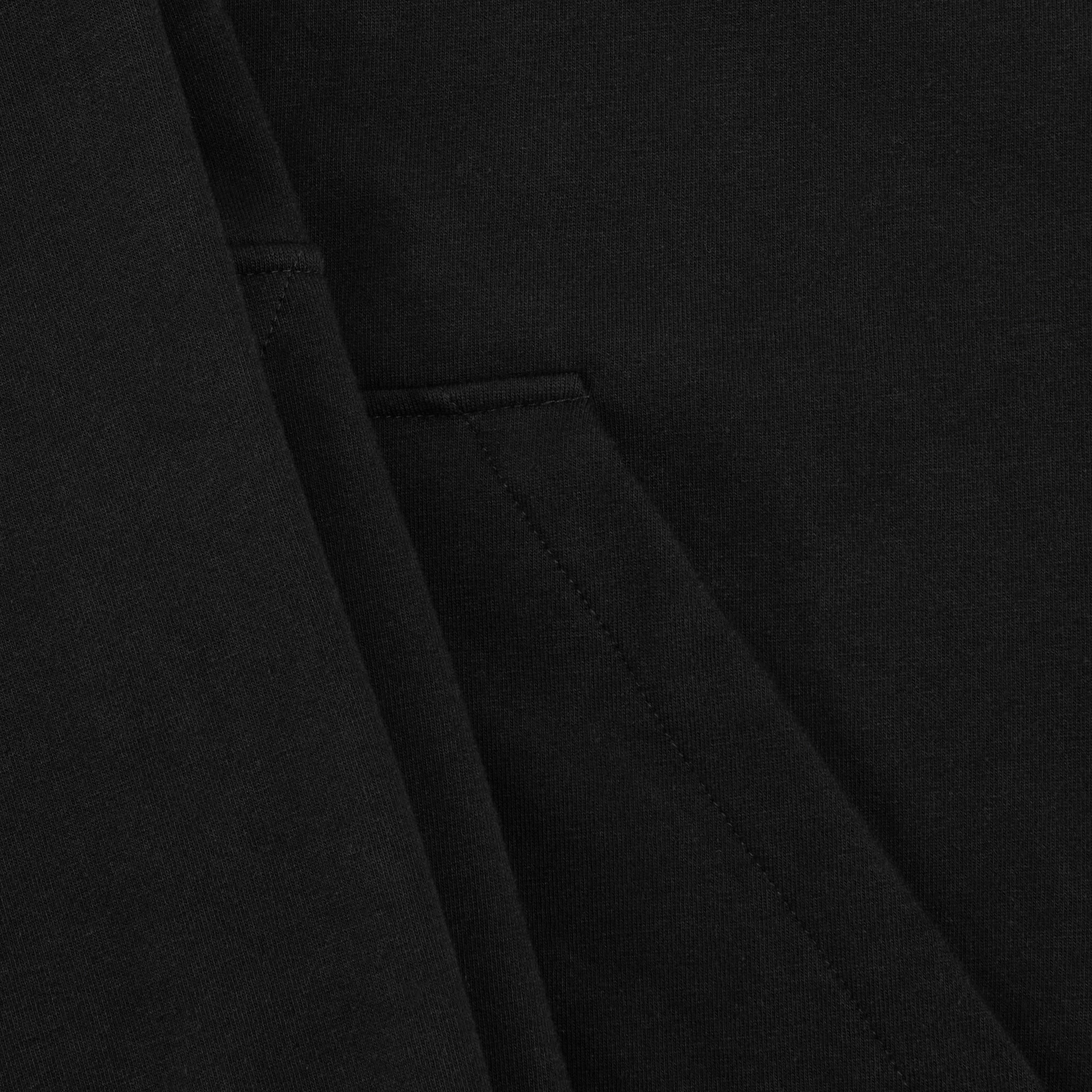 Zip Front Hoodie - SEASONAL BLACK