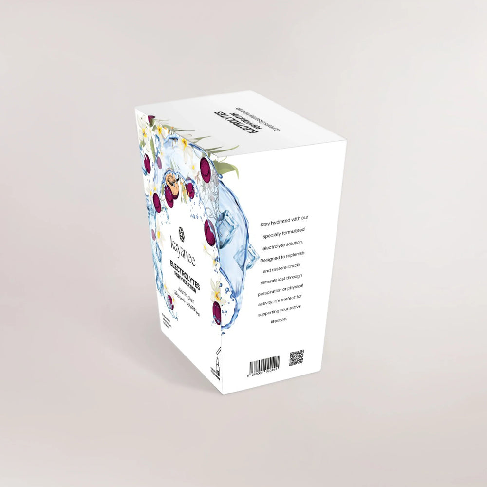 Corner view of electrolytes jasmine powder plum box right - منظر الزاوية اليمنى لعلبة بودرة إلكتروليت بنكهة الياسمين والبرقوق