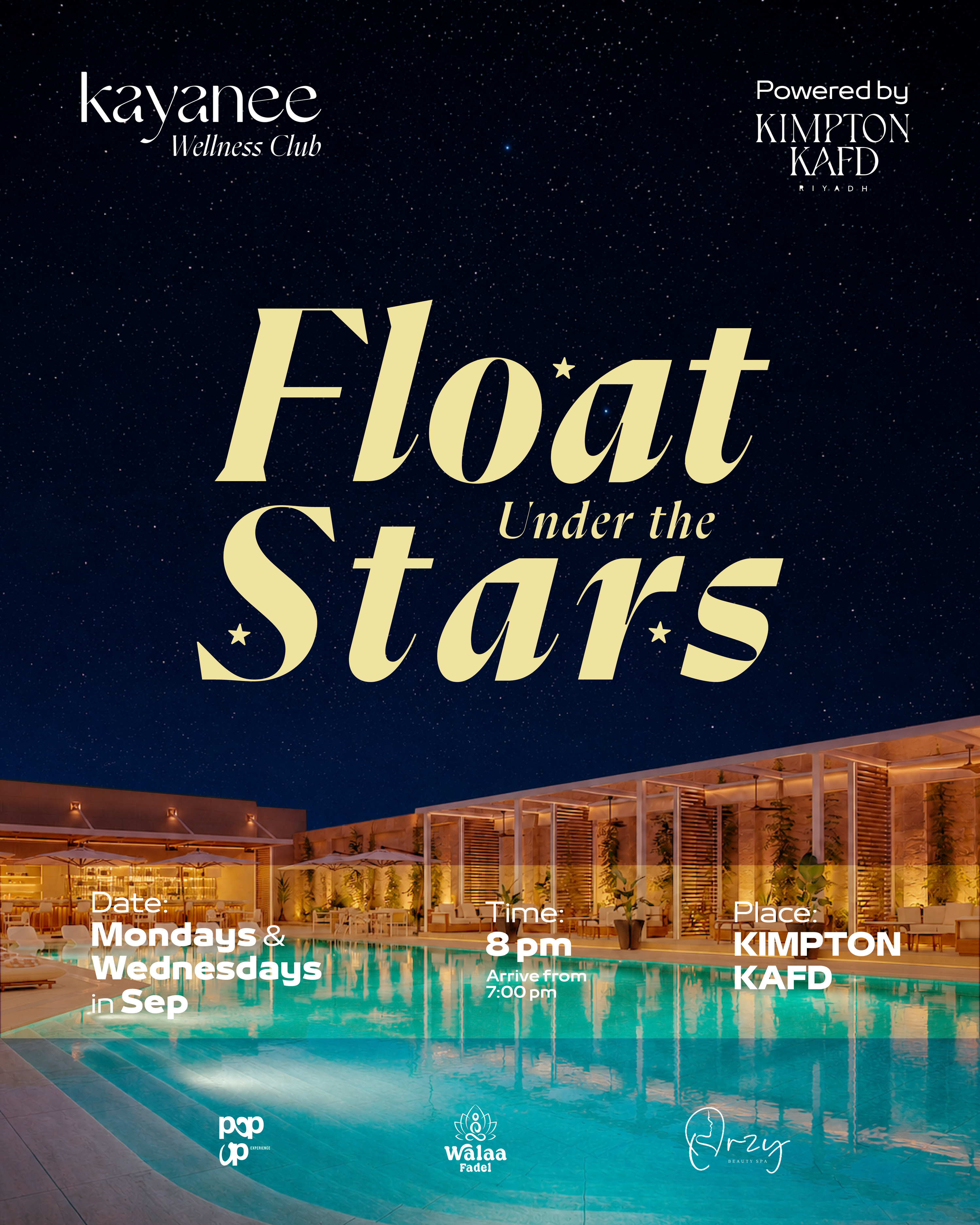 Kayanee Wellness Club - Float Under The Stars